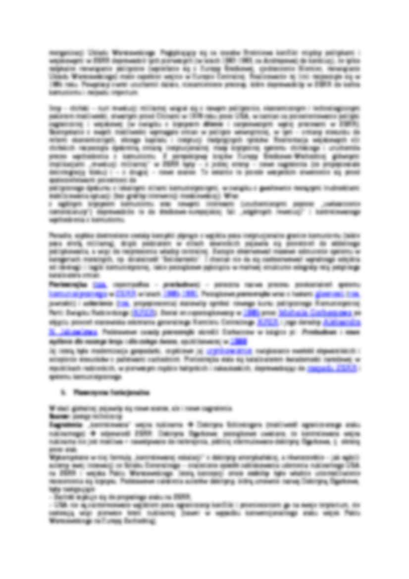  Rozwój globalizacji a rozpad systemu komunistycznego - strona 2