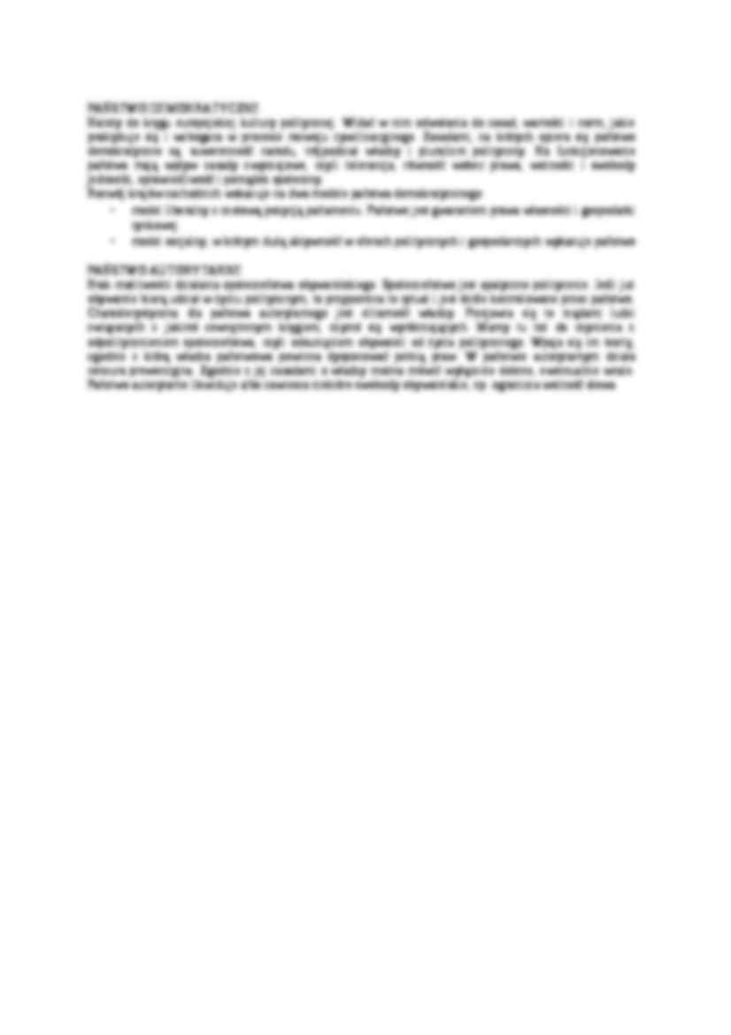  Cechy systemów politycznych państw poautorytarnych - strona 2