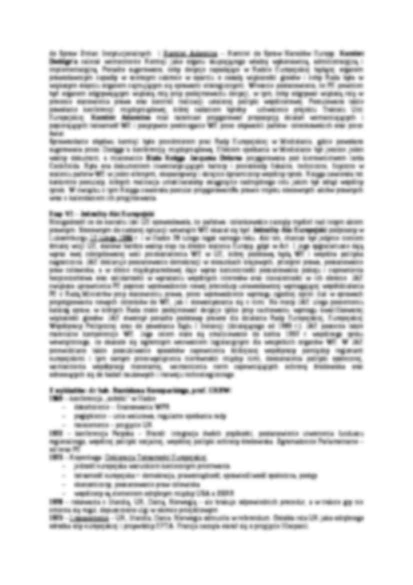  Główne etapy integracji Europy w latach 70 i 80 - strona 2