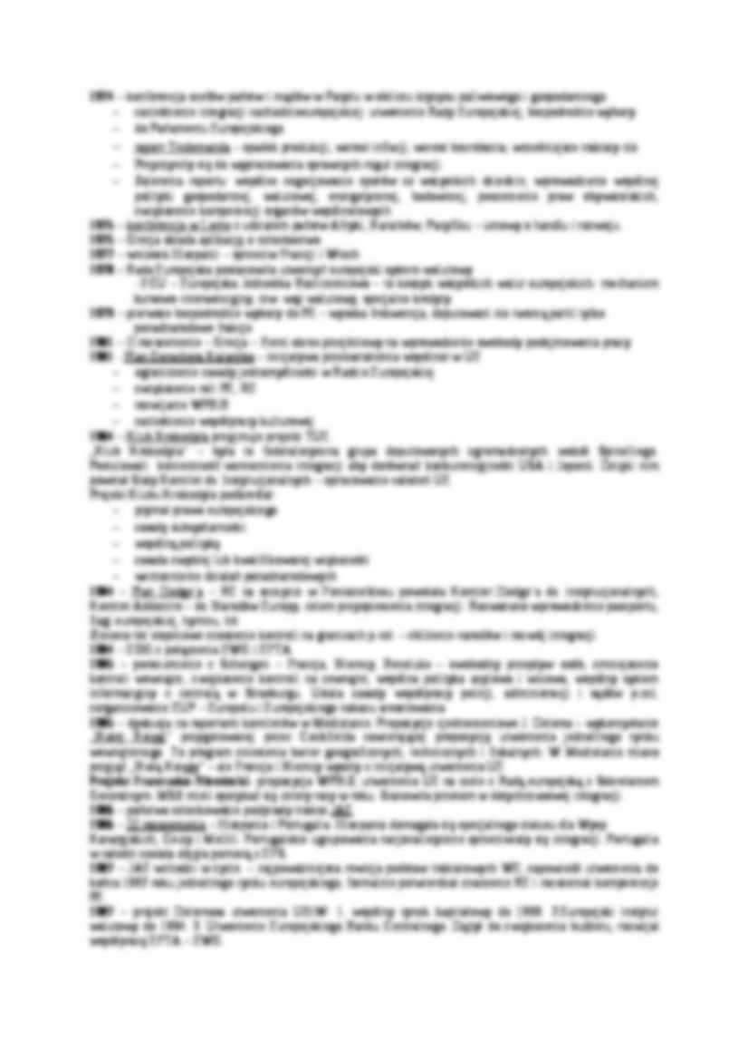  Główne etapy integracji Europy w latach 70 i 80 - strona 3