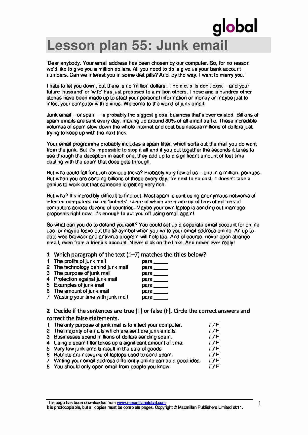Junk email-reading - strona 1