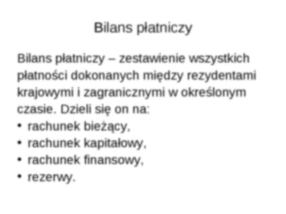 Równowaga płatnicza kraju - strona 2