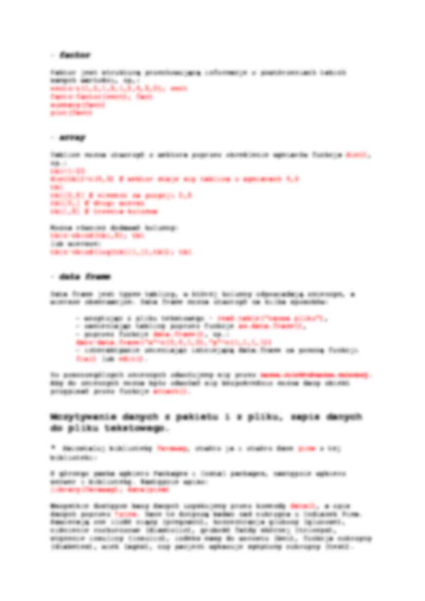 Analiza Wielowymiaroiwa-Wprowadzenie R - strona 2