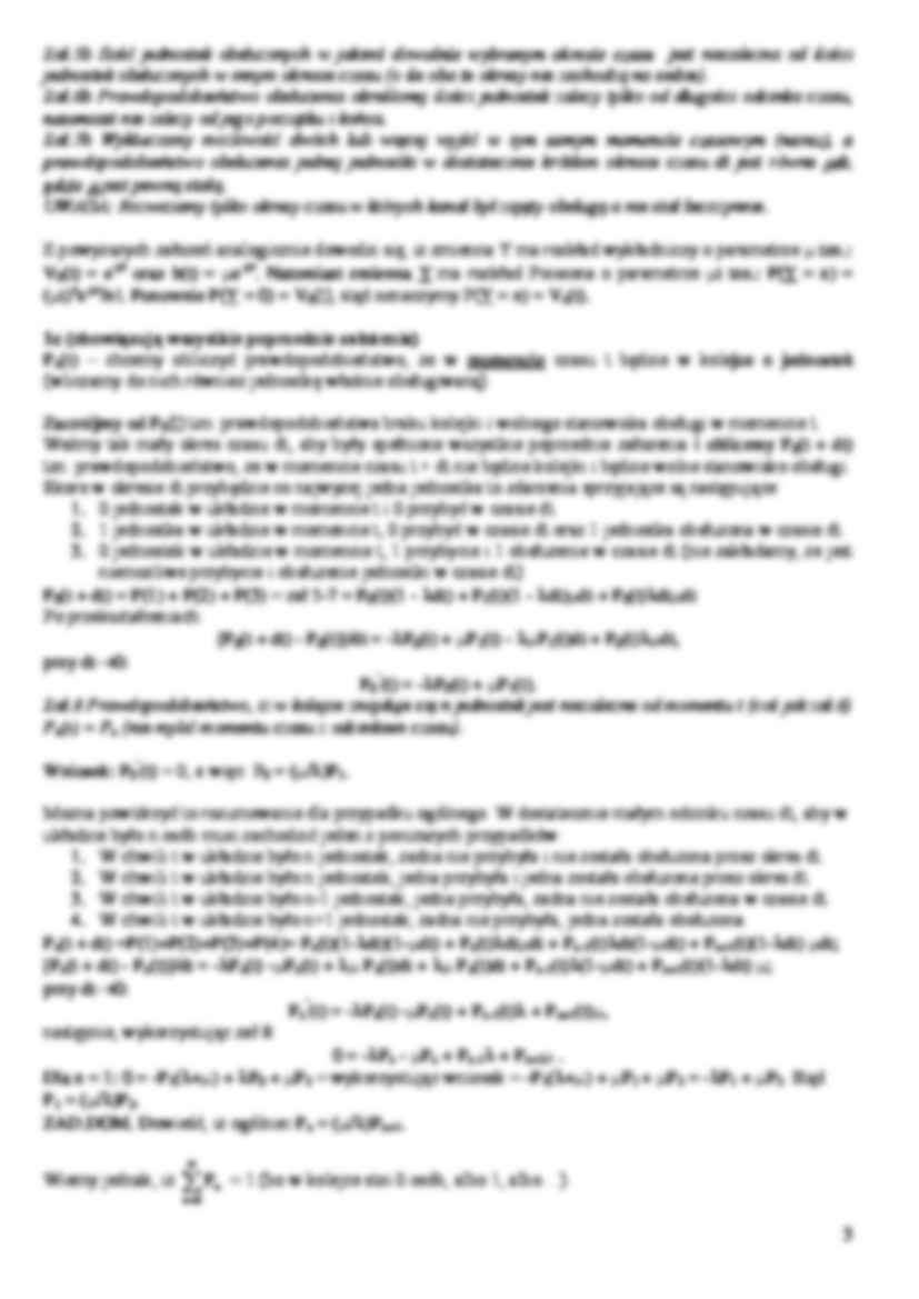 Zagadnienie kolejek - strona 3