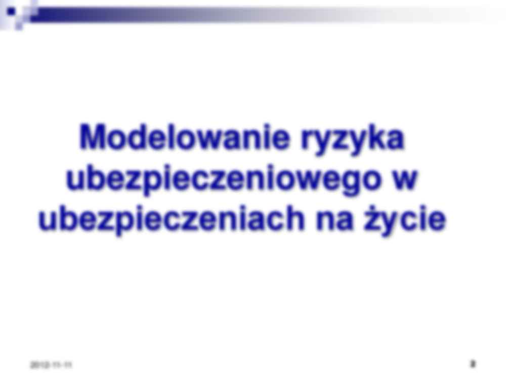 Metody aktuarialne 5 - strona 2