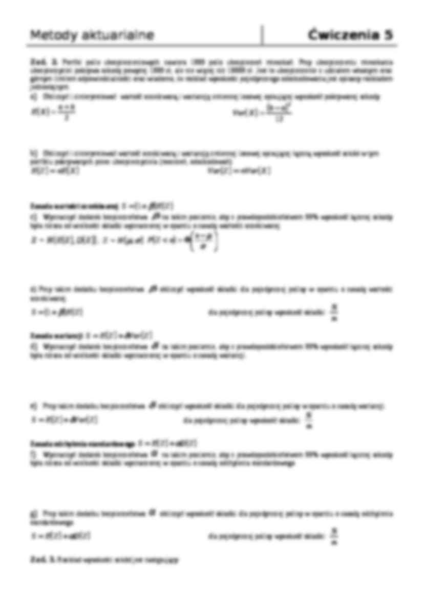 Kalkulacja składki w ubezpieczeniach non-life - strona 3