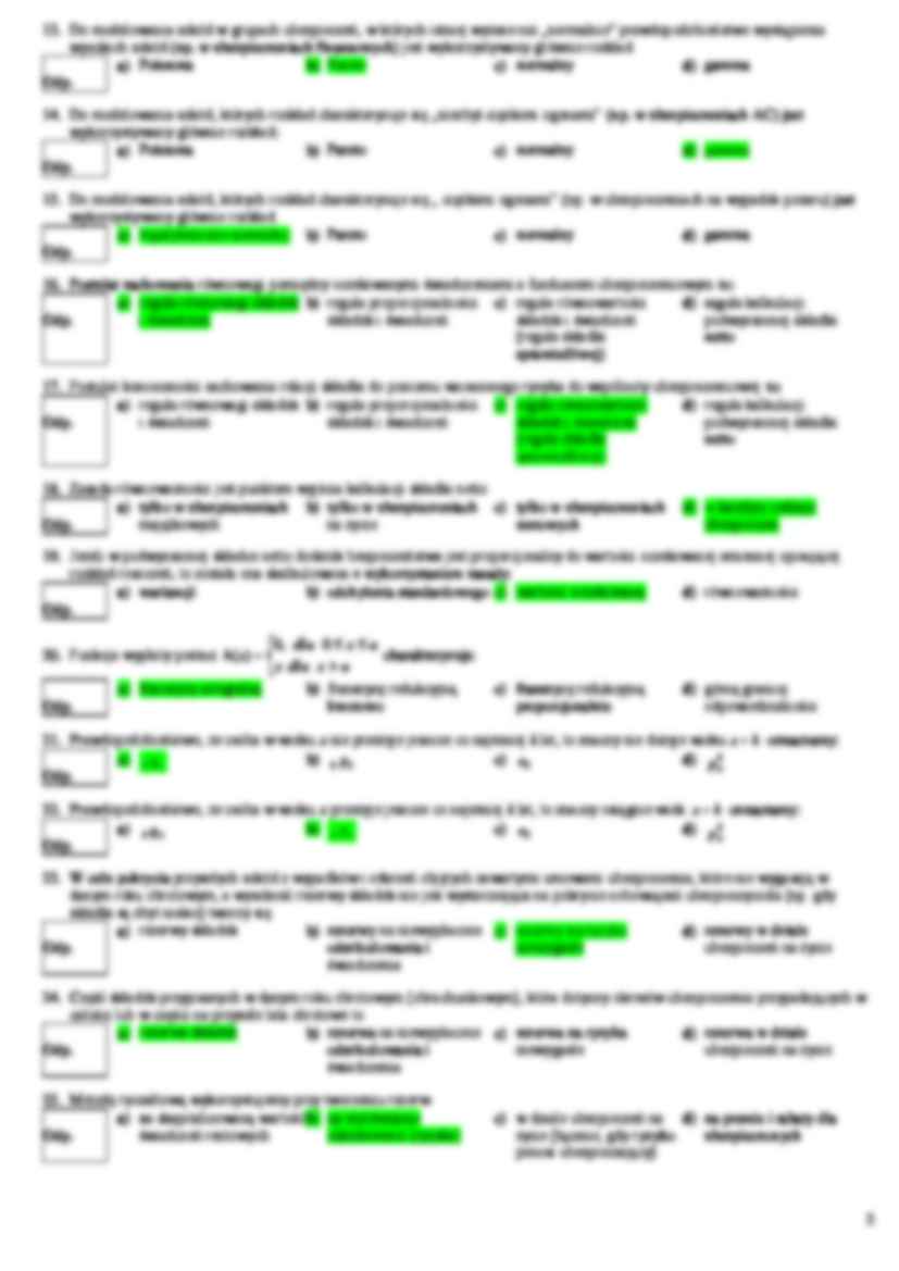 Metody aktuarialne - test - strona 2