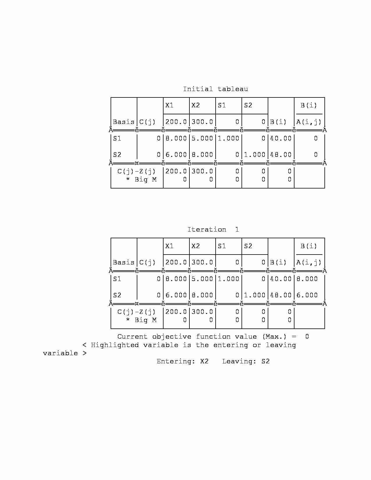 QS Initial tableau - strona 1