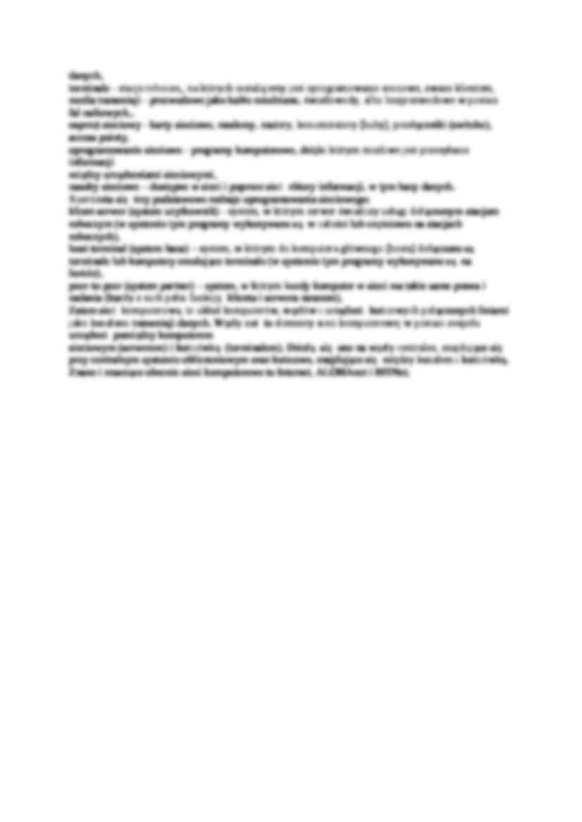 Komunikacja sieciowa - strona 2