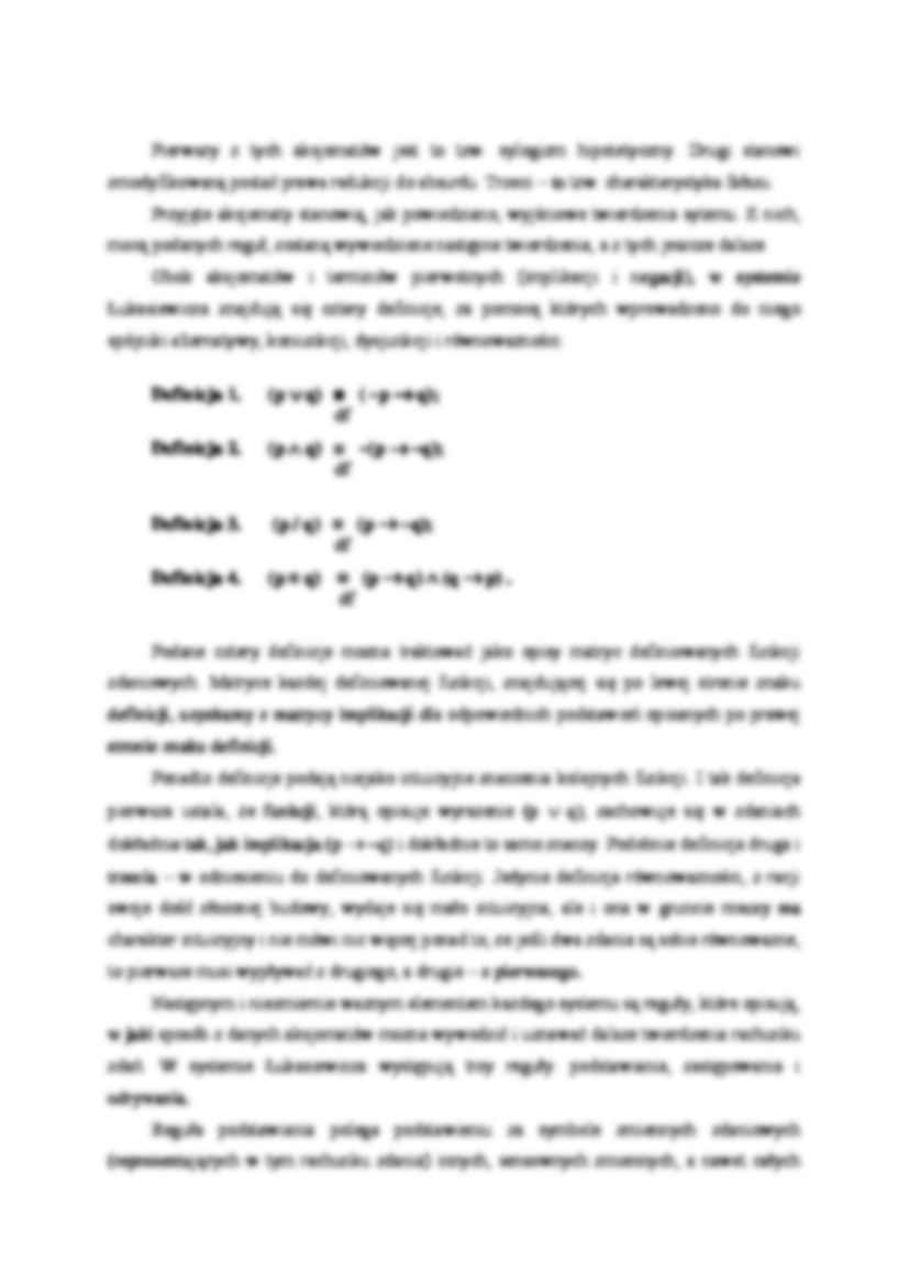 Aksjomatyczna postaś rachunku zdań - strona 2