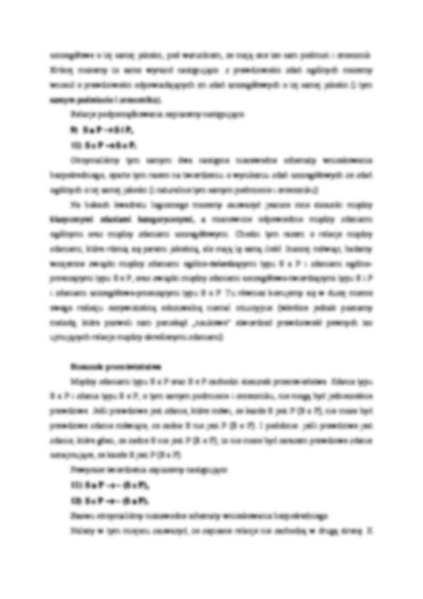 Kwadrat logiczny-prawa kwadratu logicznego - strona 3