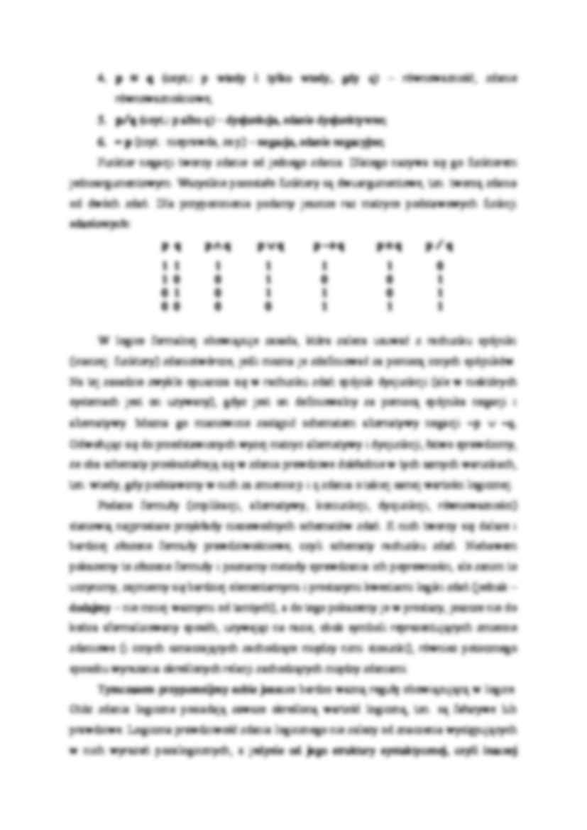 Rachunek zdań - Funktor - strona 3