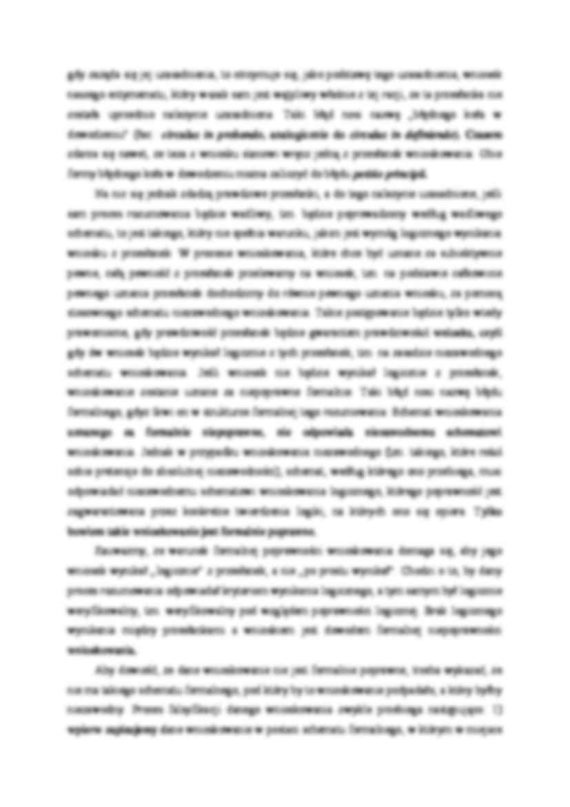 Warunki poprawności wnioskowania logicznego - strona 2