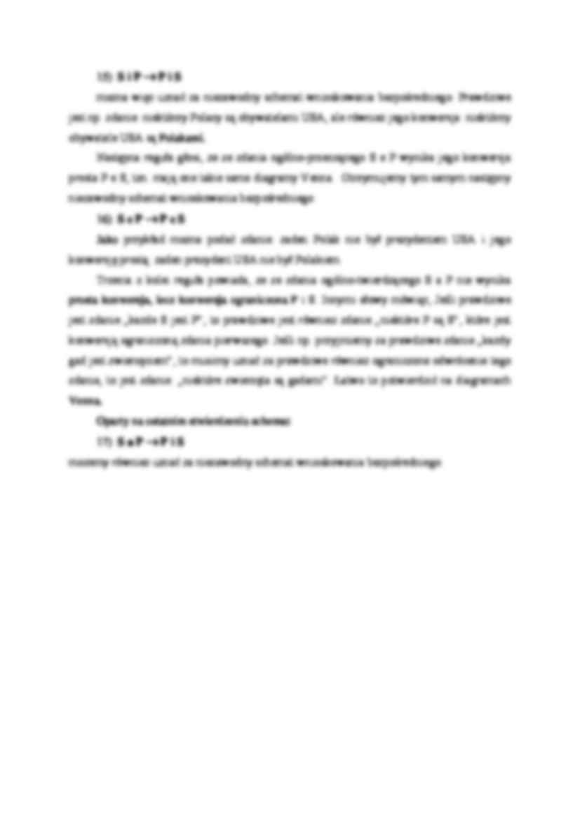 Konwersja zdań kategorycznych - strona 2