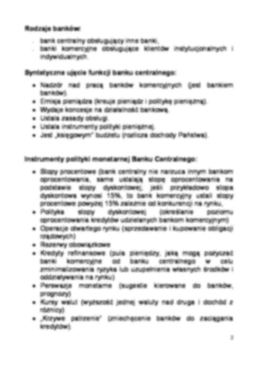 System bankowy i polityka monetarna - strona 2