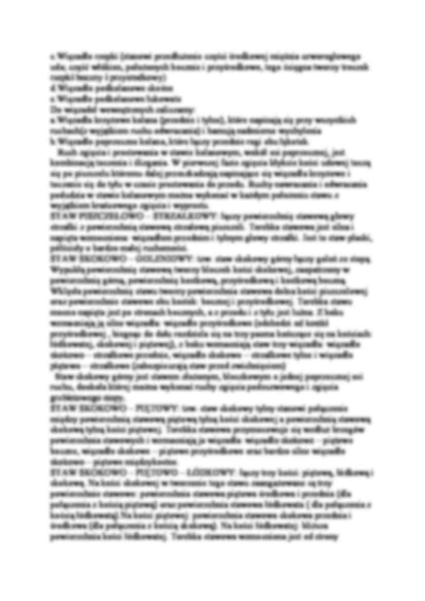 Stawy kończyny dolnej  - strona 2