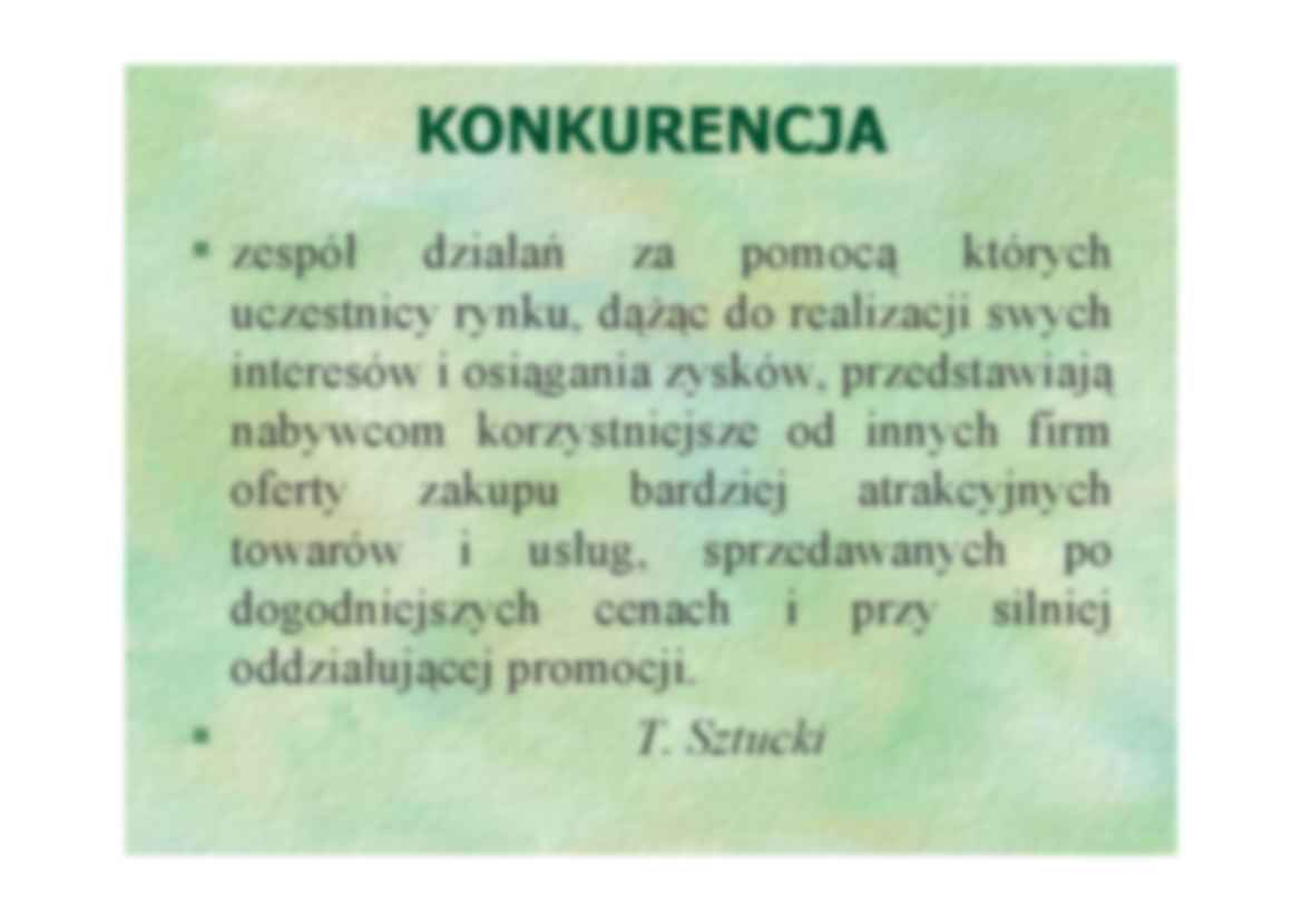 Otoczenie konkurencyjne - omówienie zagadnienia - strona 2