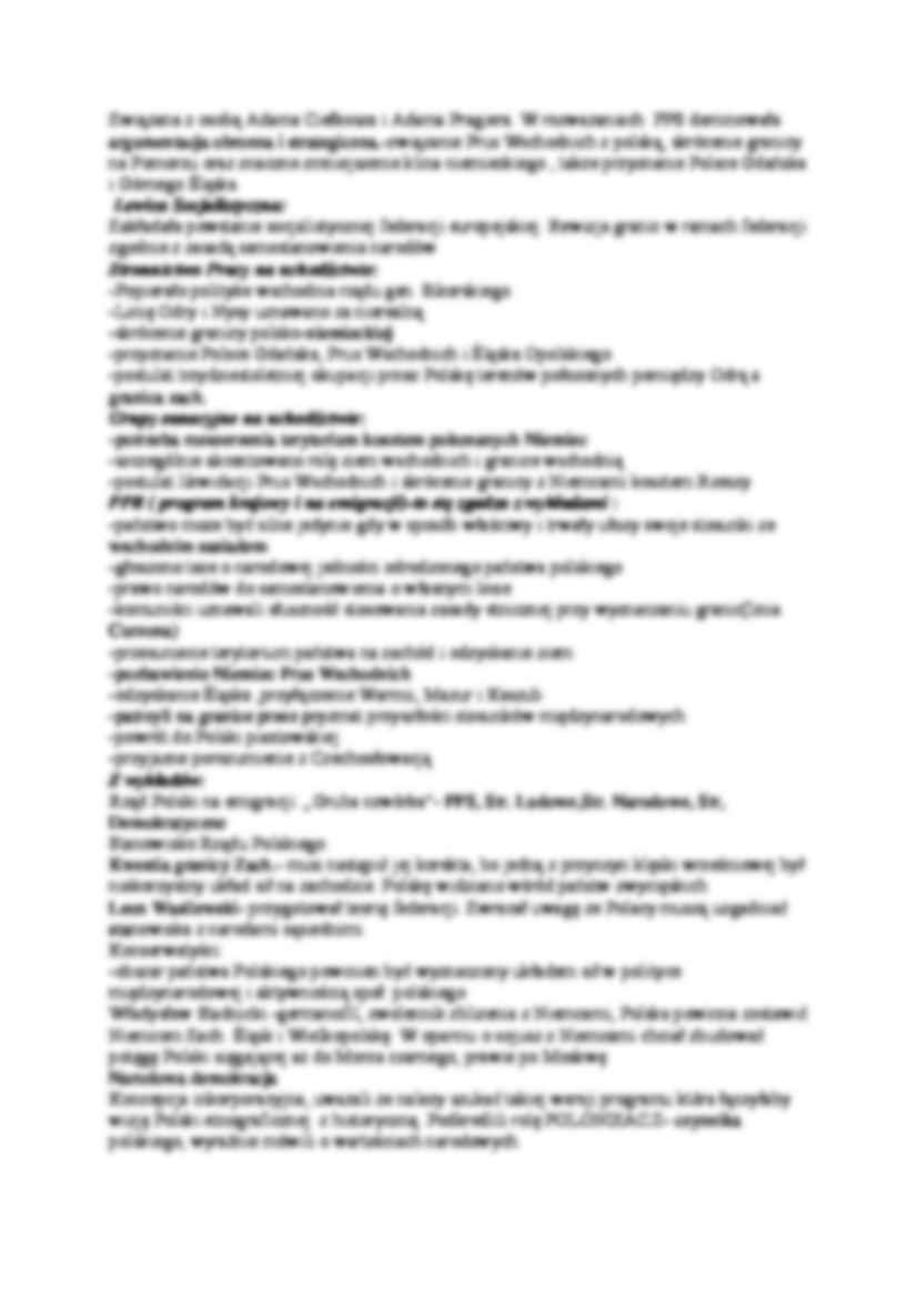 Koncepcje granic Polski podczas II wojny światowej - strona 2