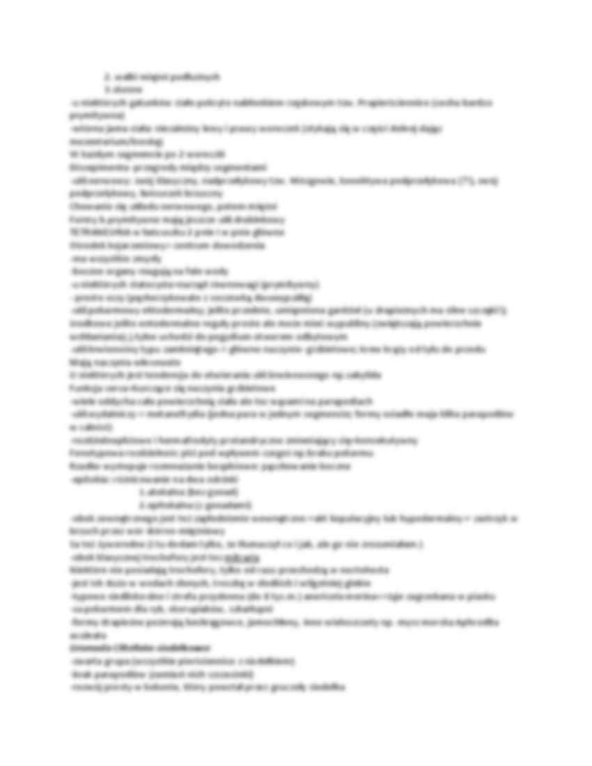 Zoologia systematyczna-Articulata - strona 2