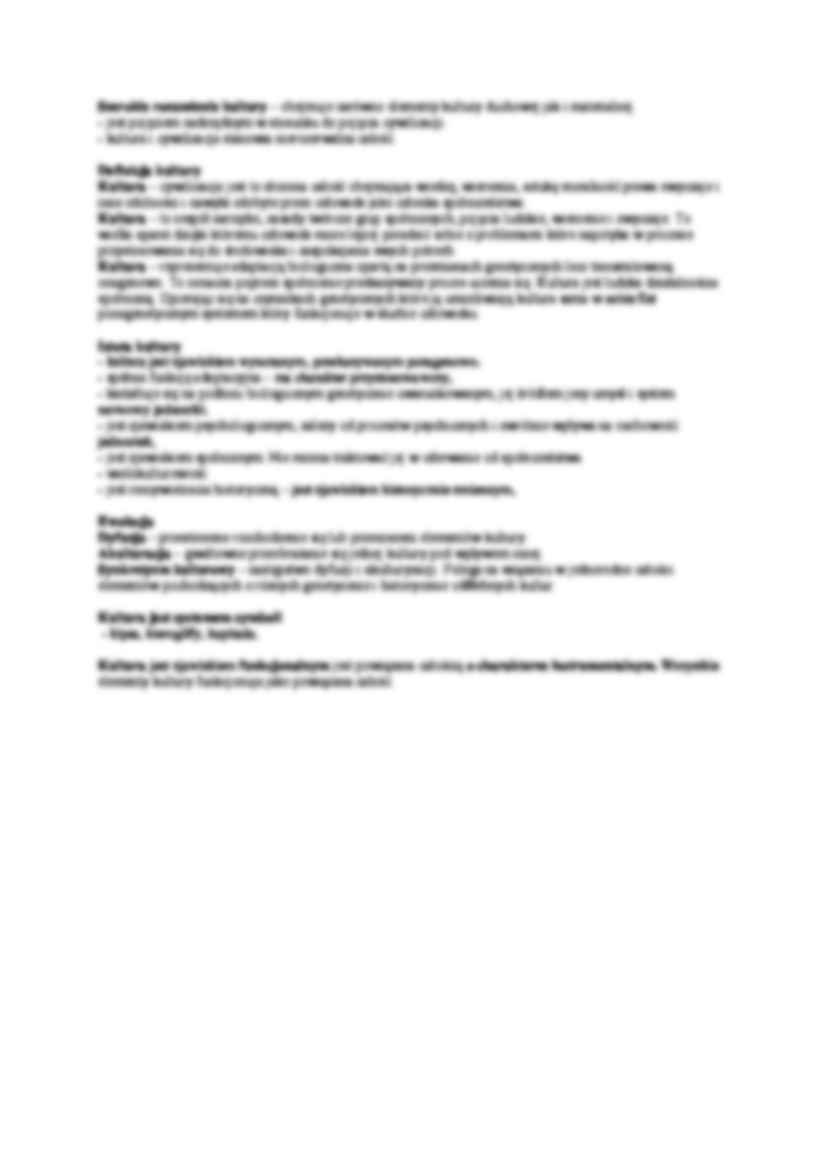 Antropologia społeczno - kulturowa-wykład - Istota kultury - strona 2