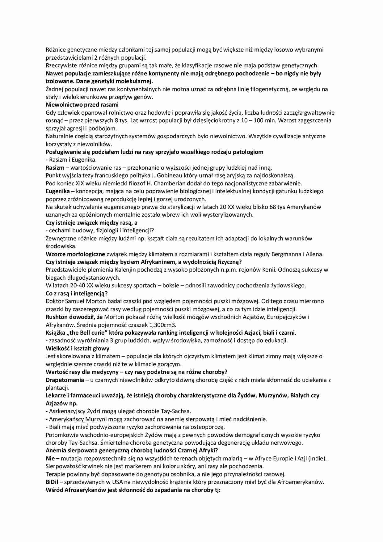Antropologia społeczno-kulturowa-wykład - Niewolnictwo - strona 1