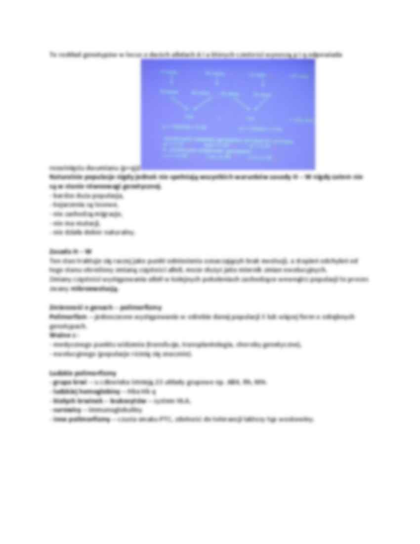 Genetyka populacyjna-pojęcia - strona 2