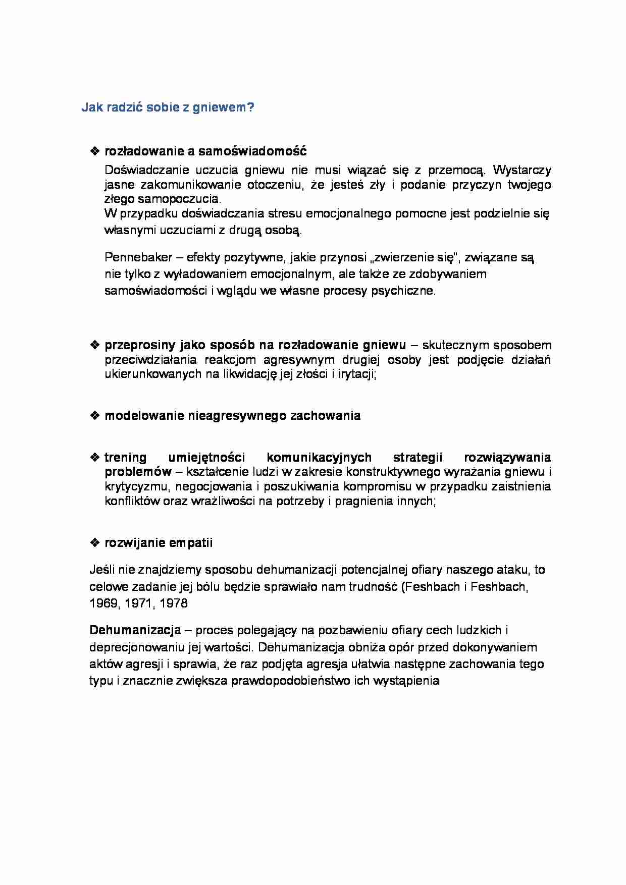 Jak radzić sobie z gniewem - strona 1