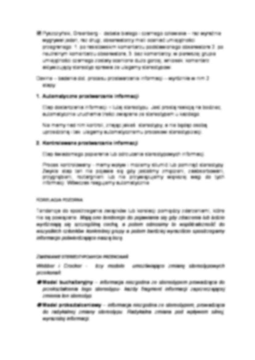 Kategoryzacja społeczna - my a oni - strona 2