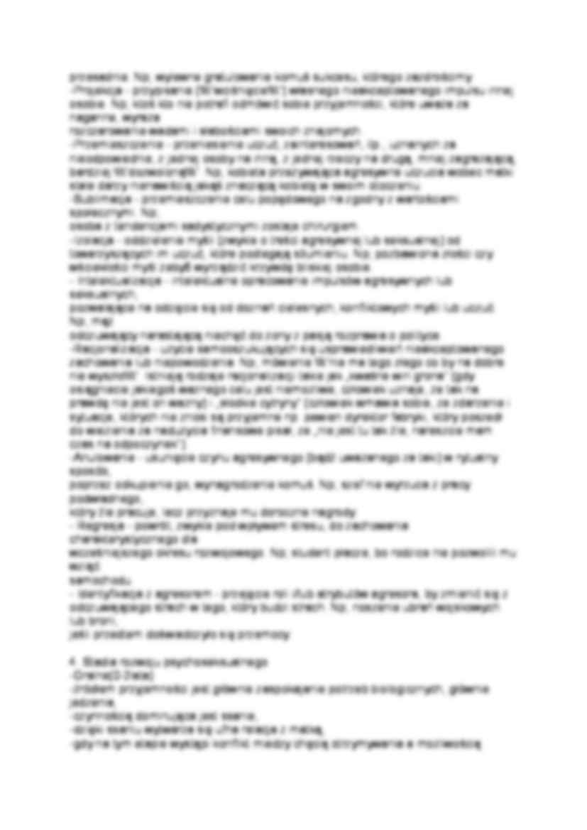 Koncepcja psychodynamiczna - założenia - strona 3
