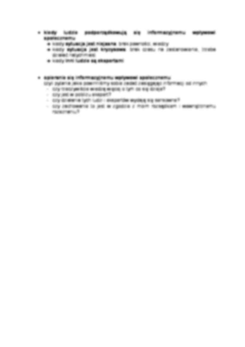 Konformizm - wpływanie na zachowanie - prywatna akceptacja - strona 3