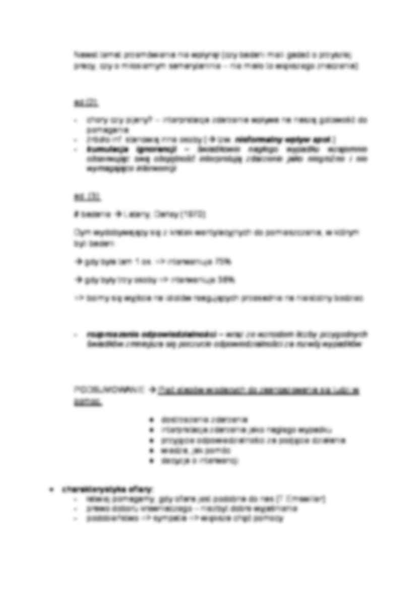 Sytuacyjne determinanty prospołecznego zachowania - strona 3