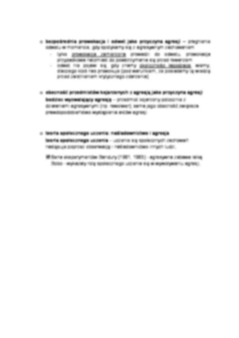 Sytuacyjne uwarunkowanie agresji - strona 2