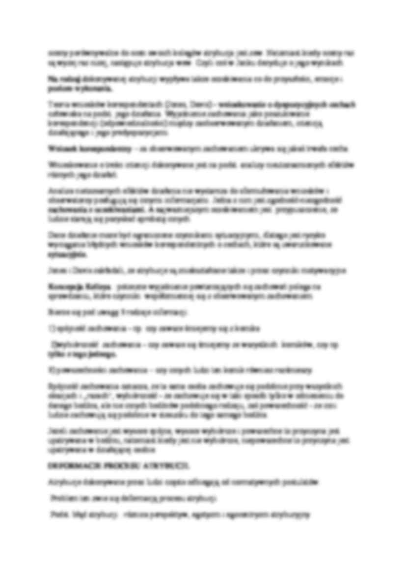 Spostrzeganie innych osób - atrybucja - strona 2