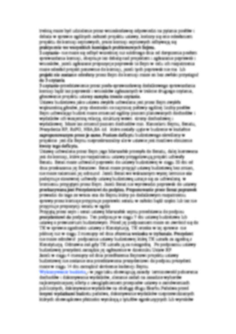 Procedura budżetowa w odniesieniu do budżetu państwa - strona 2