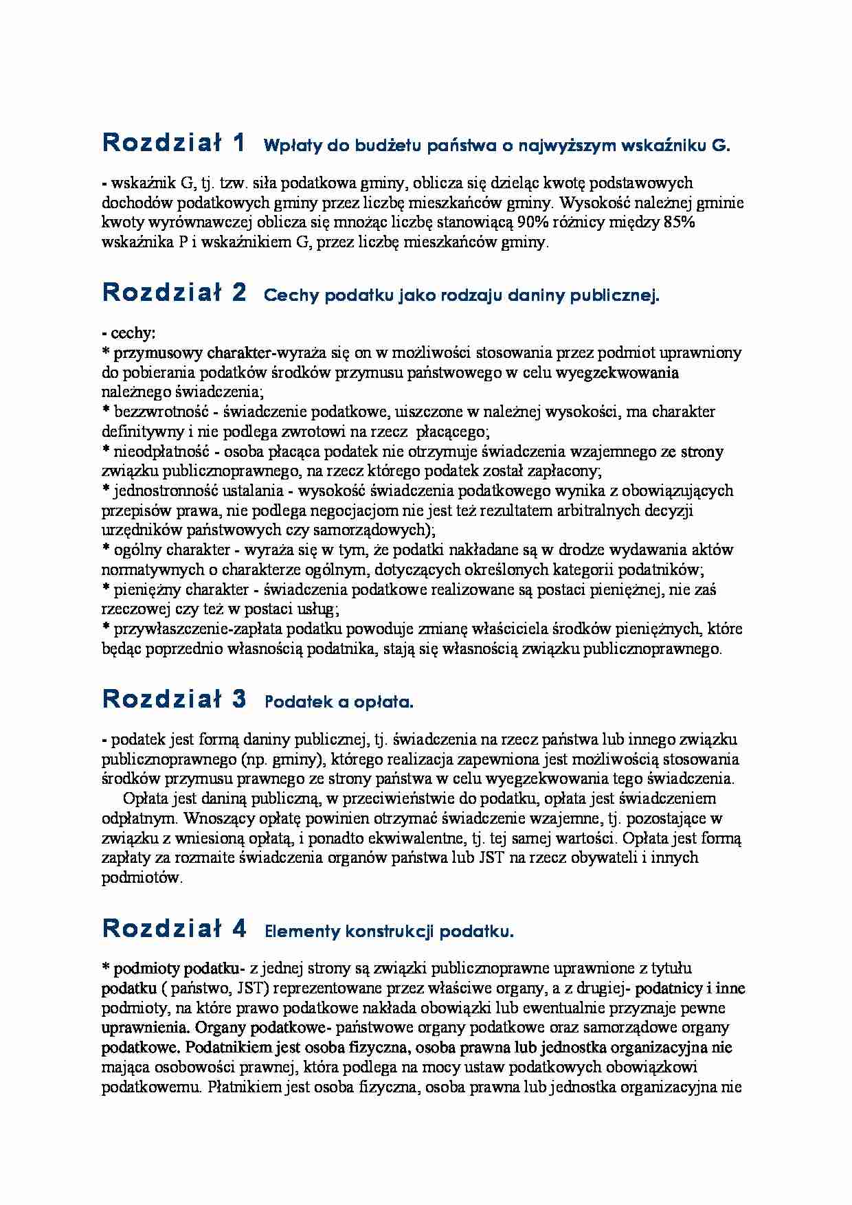 Budżet państwa i podatki - strona 1