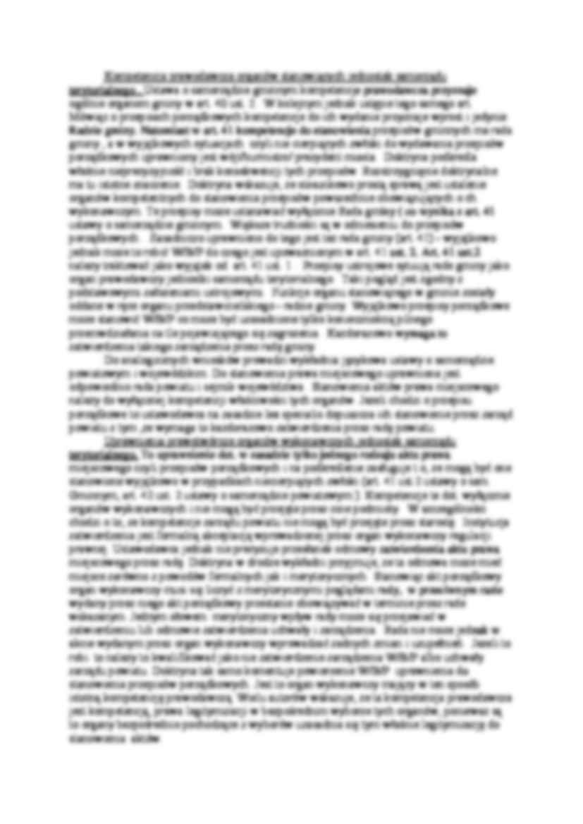 Podmioty kompetentne do stanowienia prawa miejscowego - strona 2