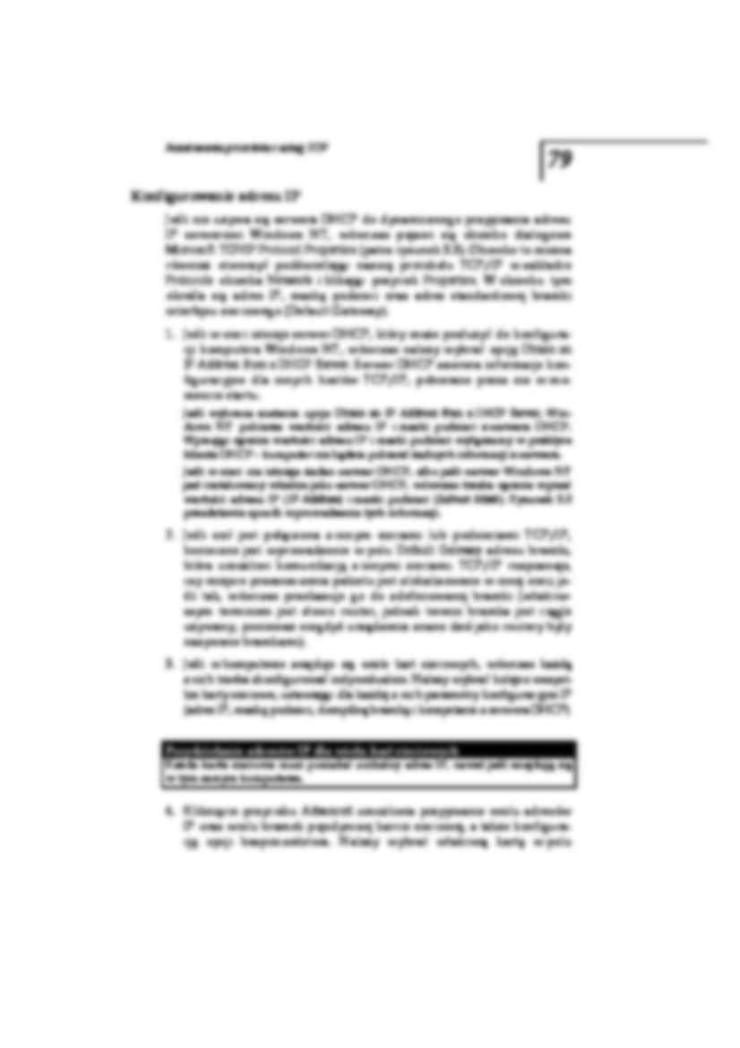 Architektura TCP IP w Windows 3 - strona 3