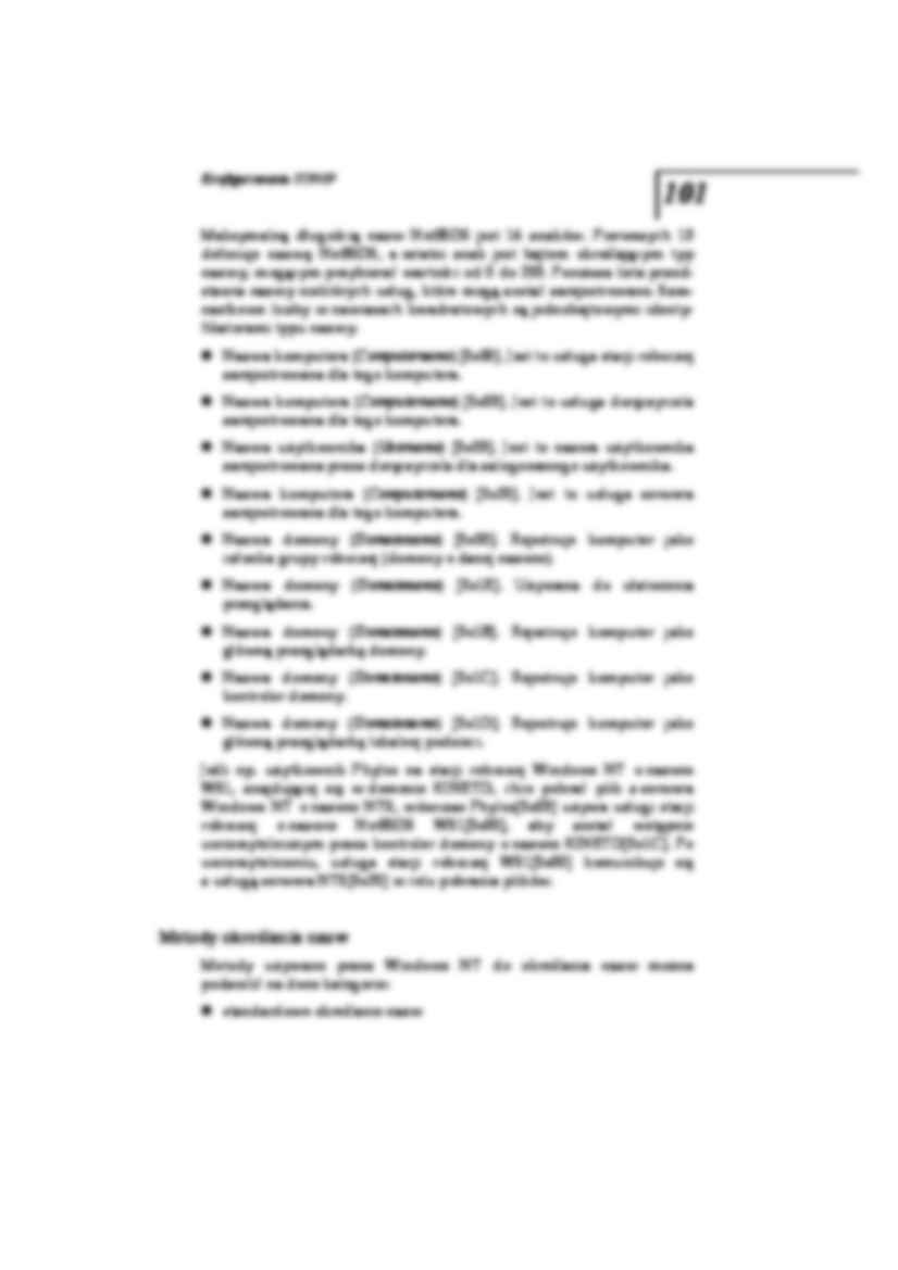 Architektura TCP IP w Windows 4 - strona 3