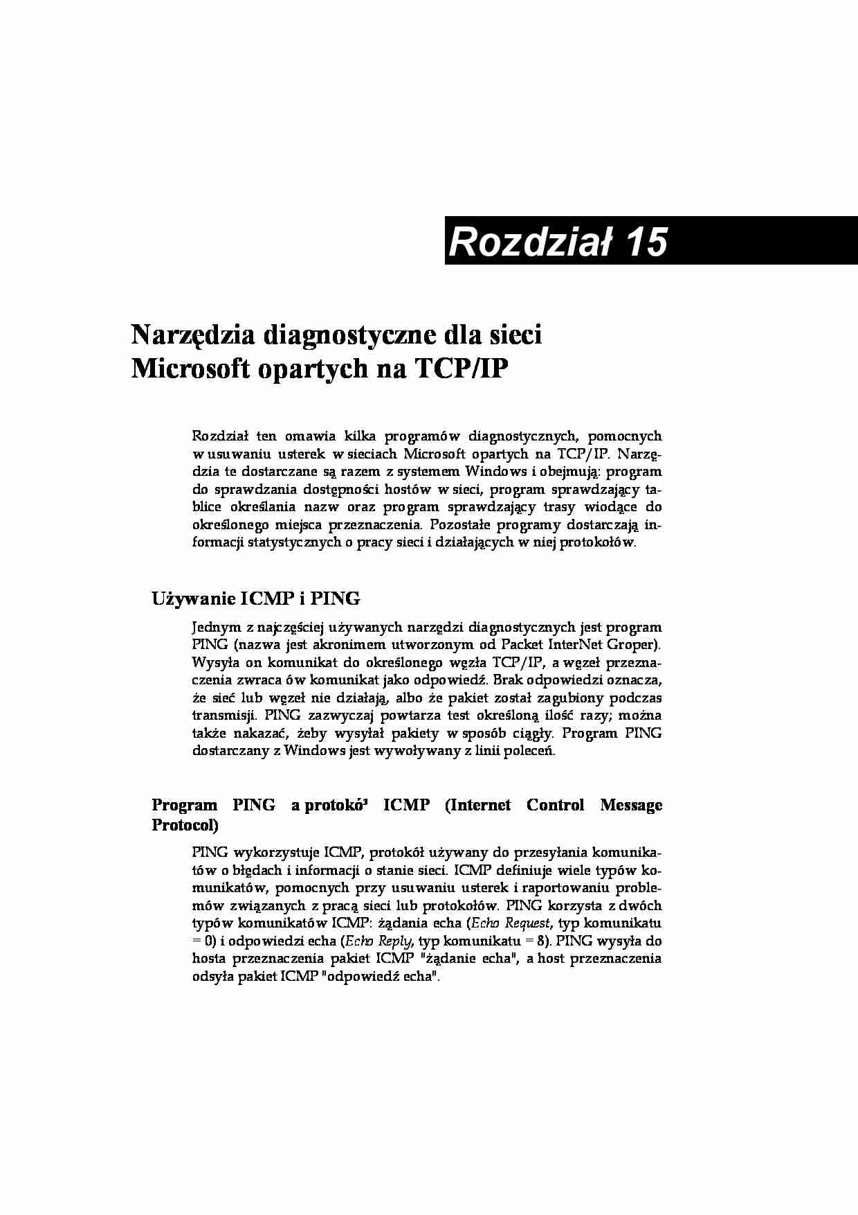 Architektura TCP IP w Windows 15 - strona 1
