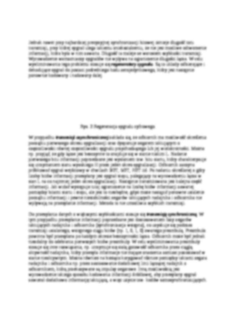 Lokalne sieci komputerowe - wprowadzenie. Transmisja cyfrowa - strona 3