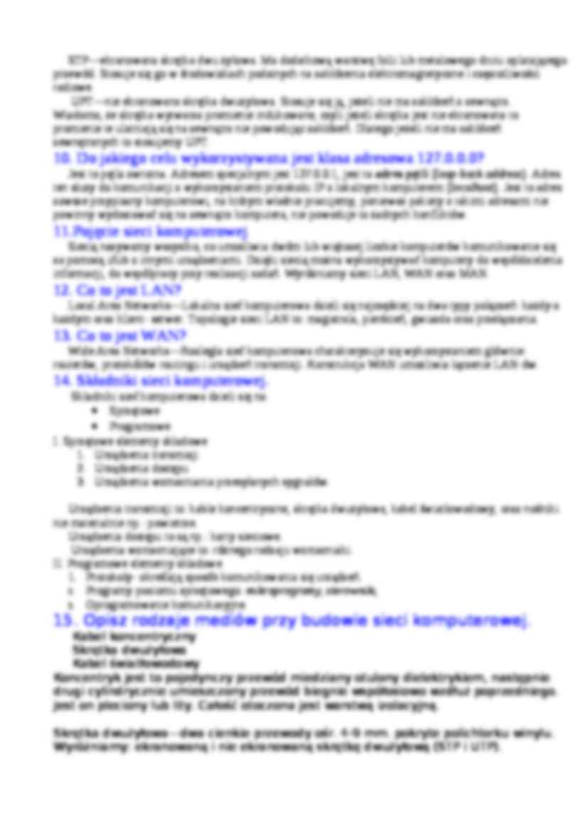 Opracowania sieci - strona 2