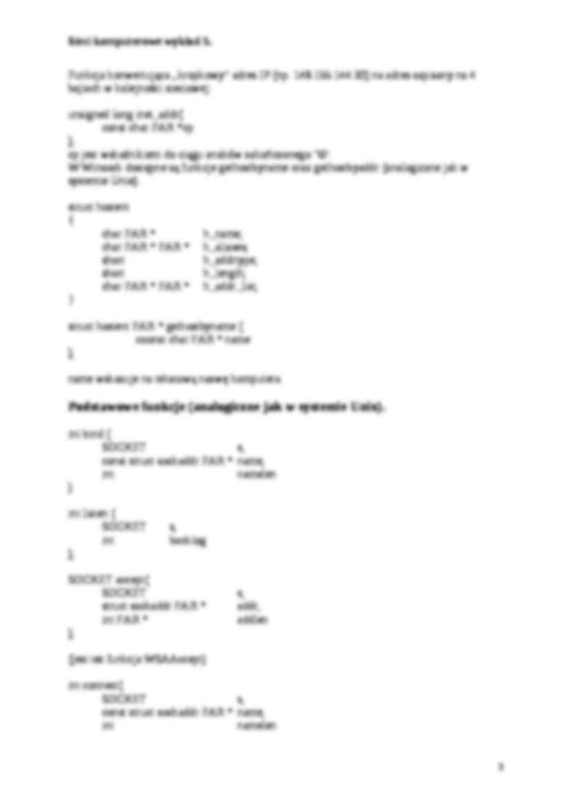 Sieci komputerowe - wykład 5 - strona 3