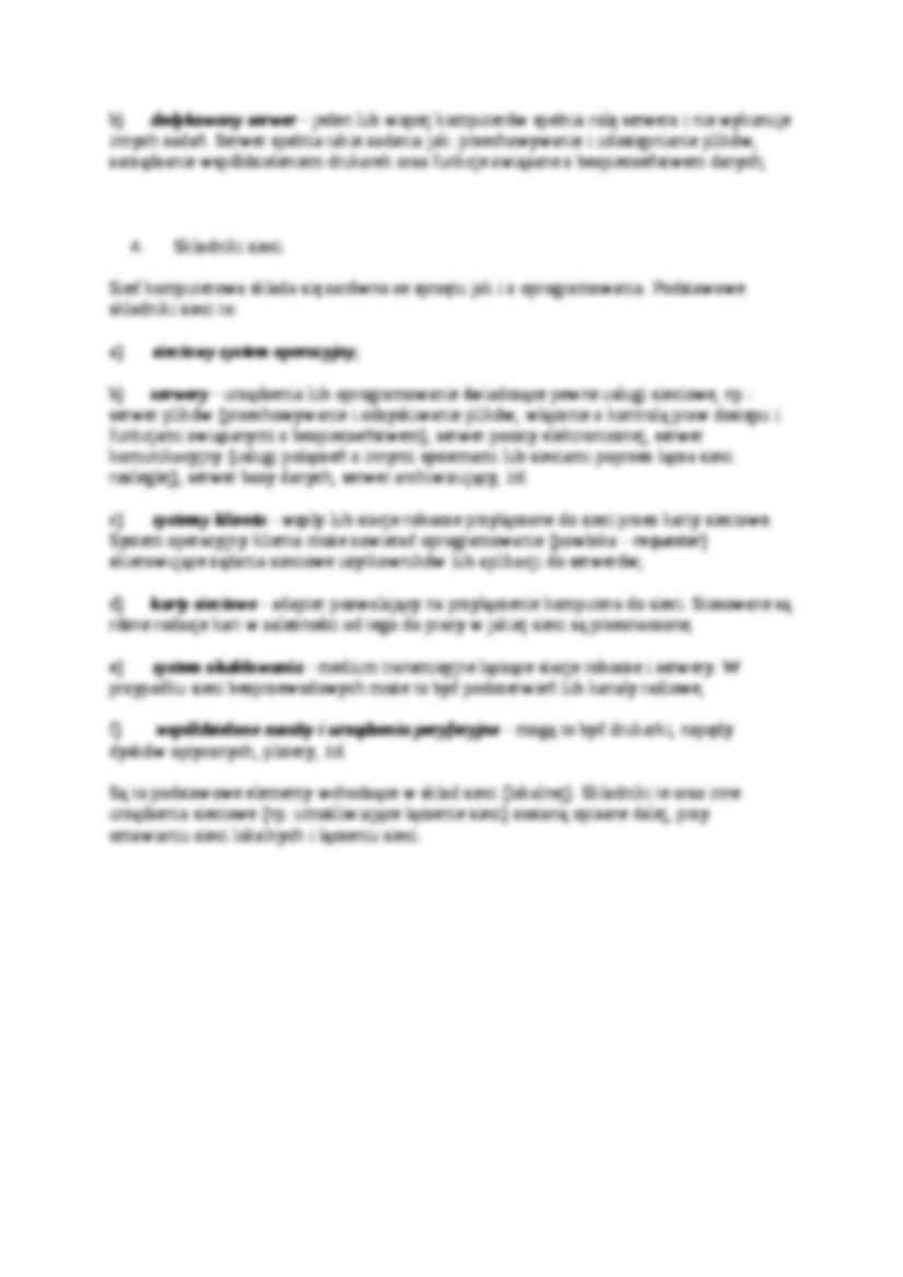 Sieci komputerowe wprowadzenie - strona 3