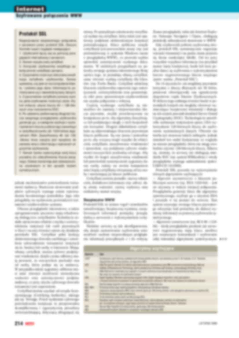 Szyfrowane połączenia WWW - strona 3