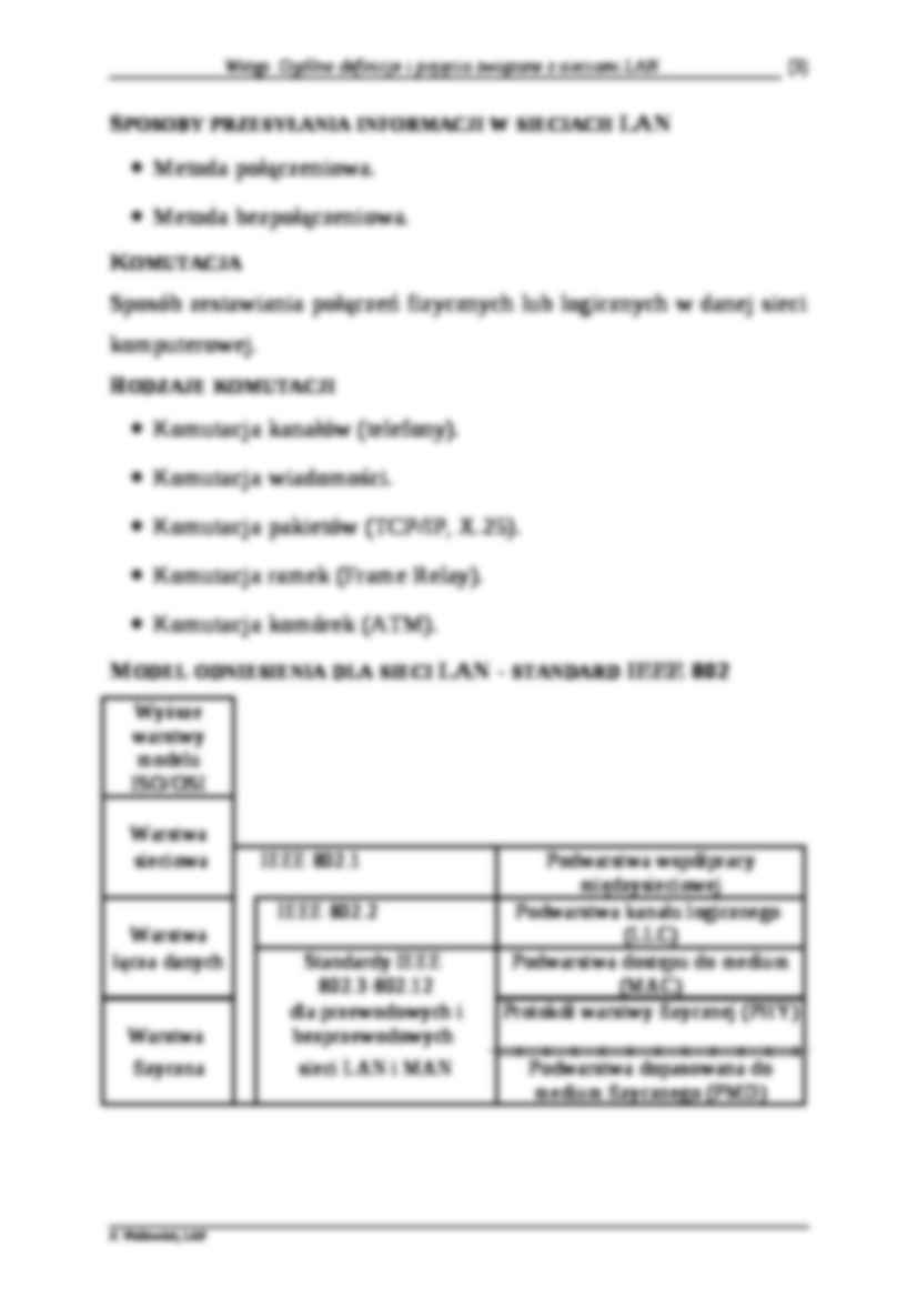 Wprowadzenie do sieci LAN - strona 3