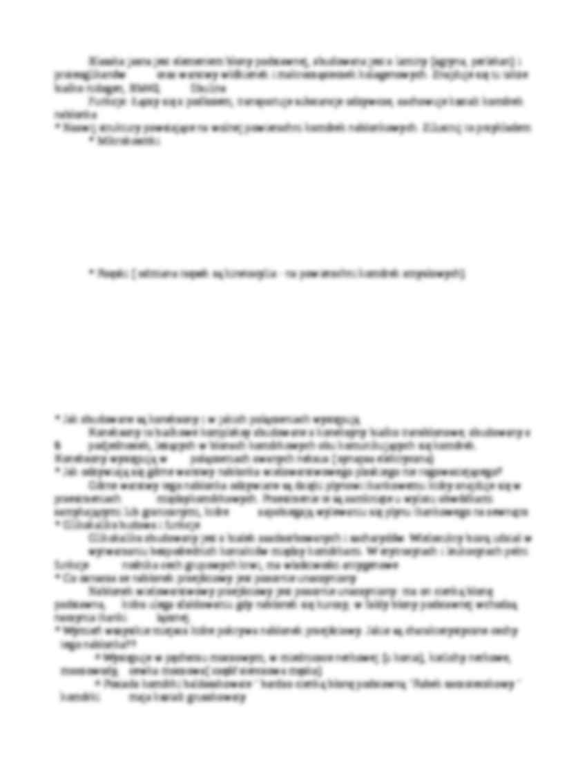 Tkanka nabłonkowa - opis - strona 2