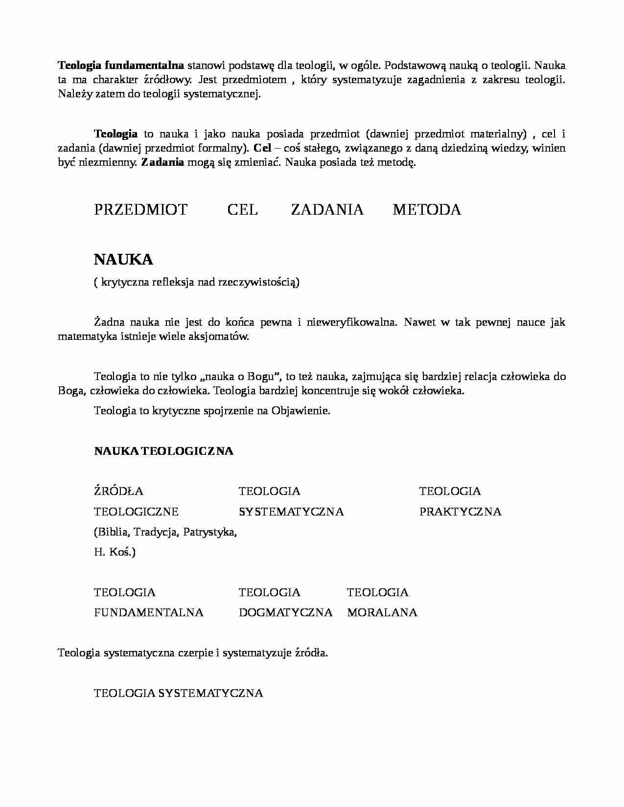 Wstęp do teologii - strona 1