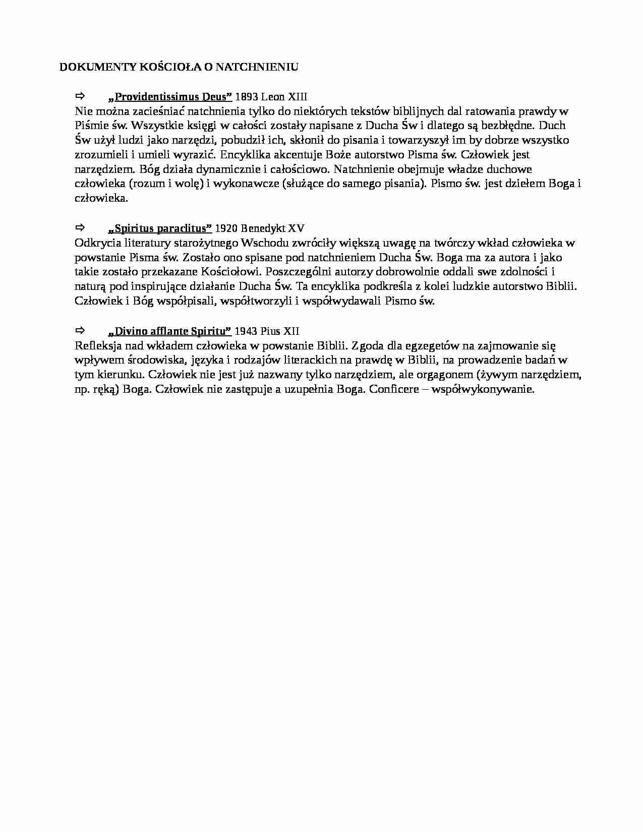Dokumenty o natchnieniu - strona 1