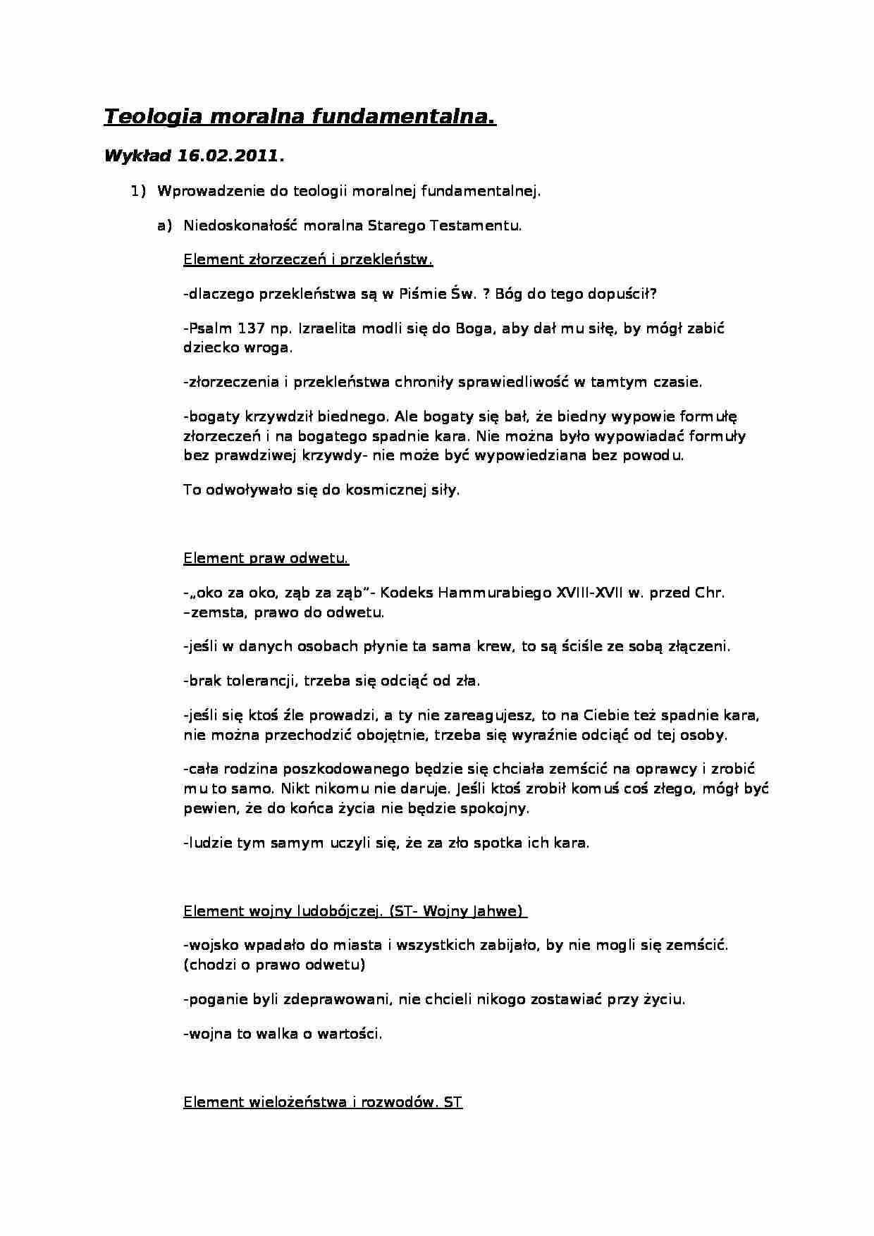 Teologia moralna fundamentalna - strona 1