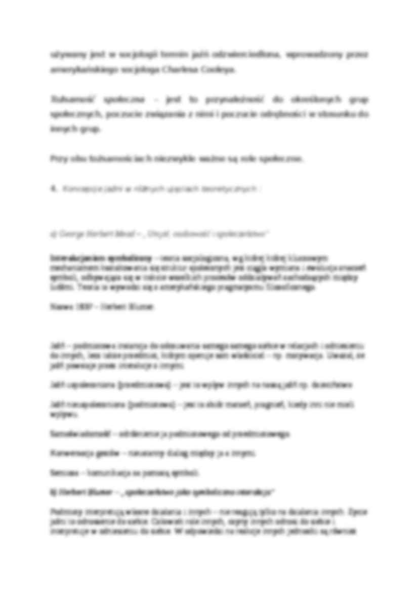 Jaźń, tożsamość osobowość społeczna - strona 3